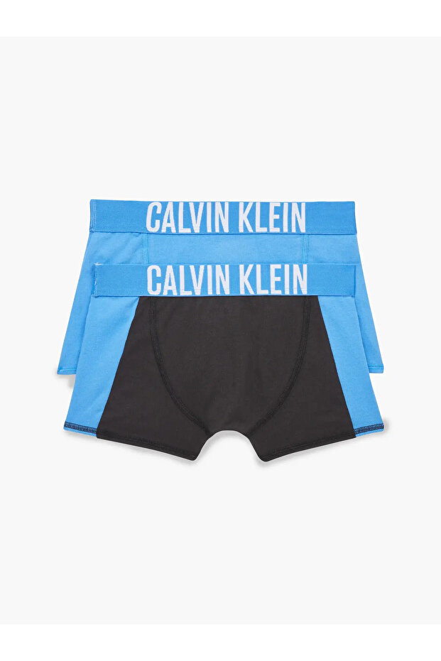 2PK TRUNK Erkek Mavi Boxer Set - 3