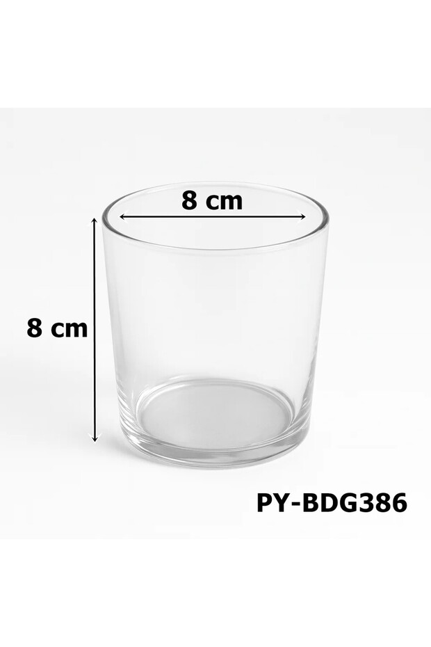 Cam Bardak Mumluk Şeffaf - 2