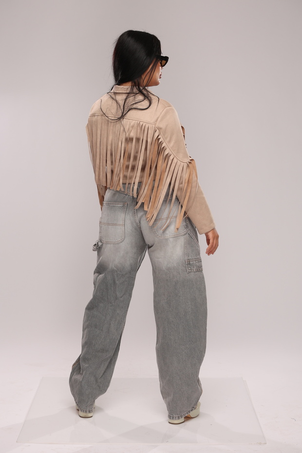 Suede fringed jacket - 3