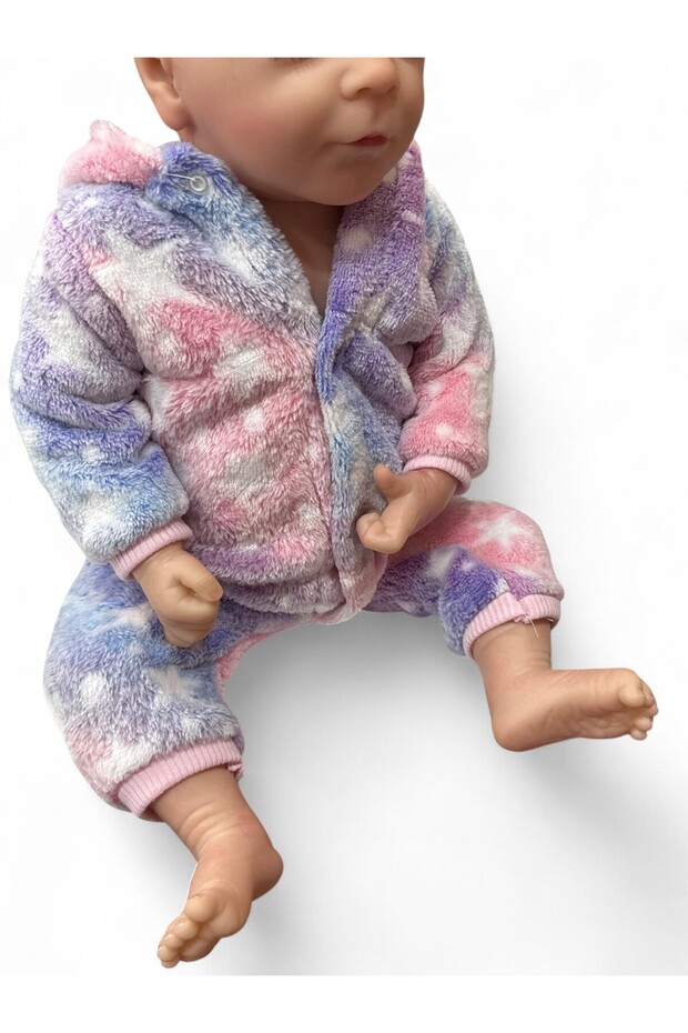 43 Cm Aksesuarlı Gerçekçi Bebek %100 Silikon Yumuşak Doku Aksesuarlı Bebek-Soft Yumuşak Gerçek Bebek - 7