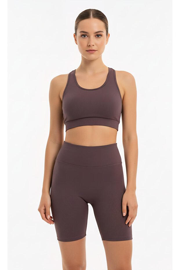 İkili Crop Taytlı Takım - 1