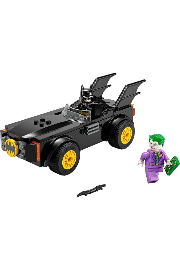 76264 DC Batmobile Pursuit: Batman vs Joker, Super Hero Toy Car Set with 2 Minifigures