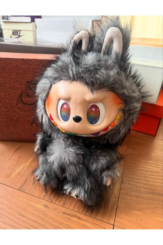 Zimomo 40 cm dev labubu siyah - 2