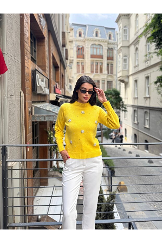 Triko Şardonlu kazak - 4