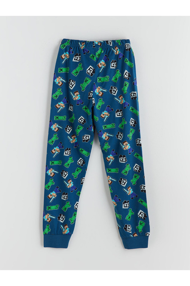 LCW Erkek Çocuk Minecraft Baskılı Pijama Takımı - 5