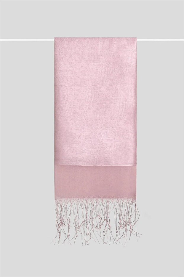 ipekli çift kat tüllü şal - 2