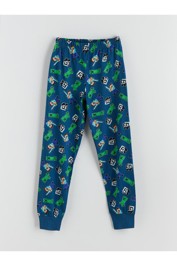 LCW Erkek Çocuk Minecraft Baskılı Pijama Takımı - 4