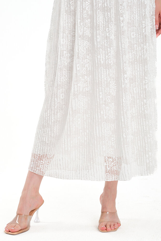 Pliseli Maxi Etek - 5