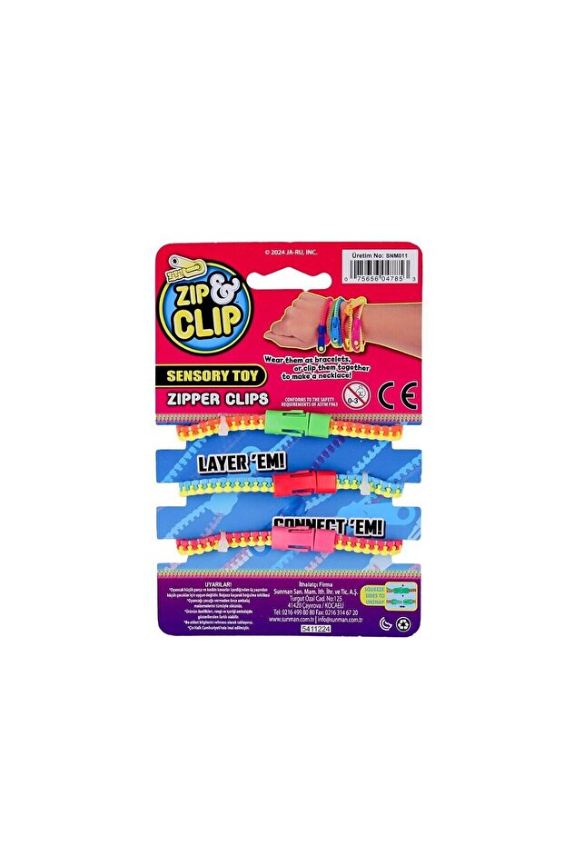 4785 Zip Clip Zipper Clips 3Pcs -Sunman