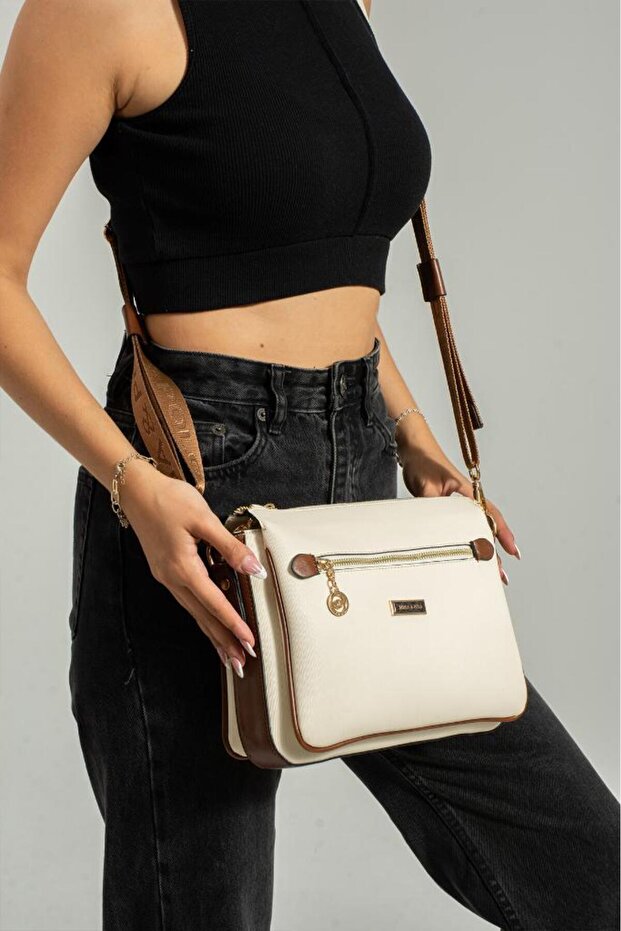 Women's Messenger Bag 27*20 cm Crossbody Shoulder Bag Faux Leather Adjustable Strap