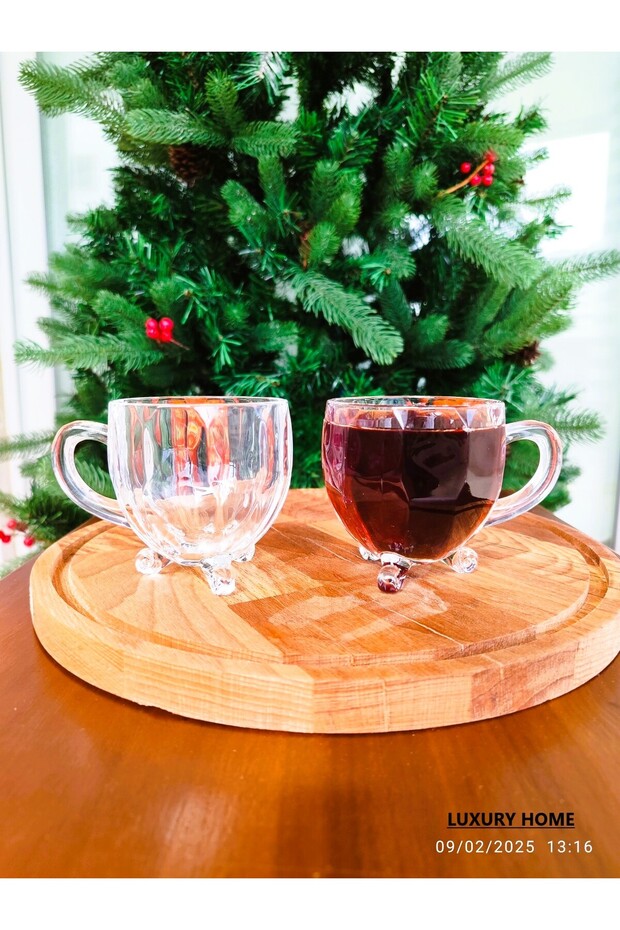 Priour 4'lü Çay Fincanı - 170 ml - 6