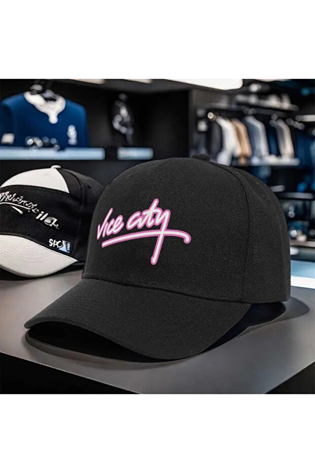 Vice City Printed Snapback Hat - 1