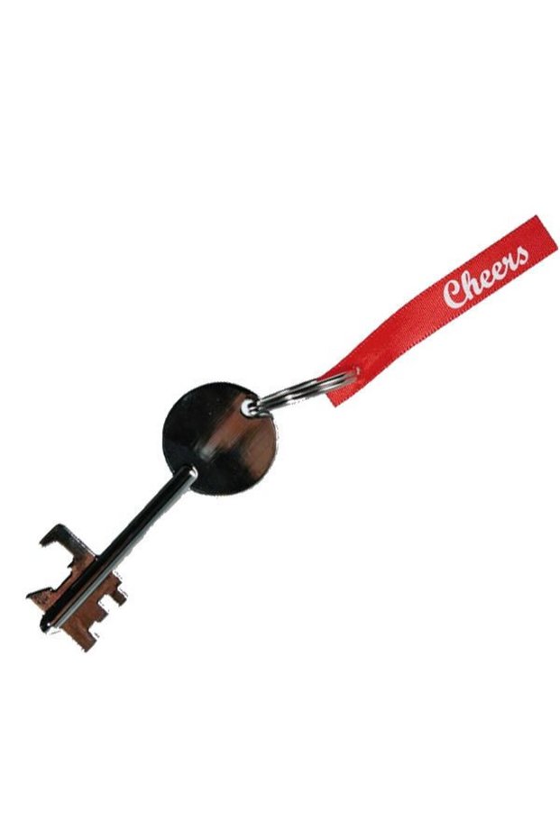 Key-Shaped Bottle Opener Keyring