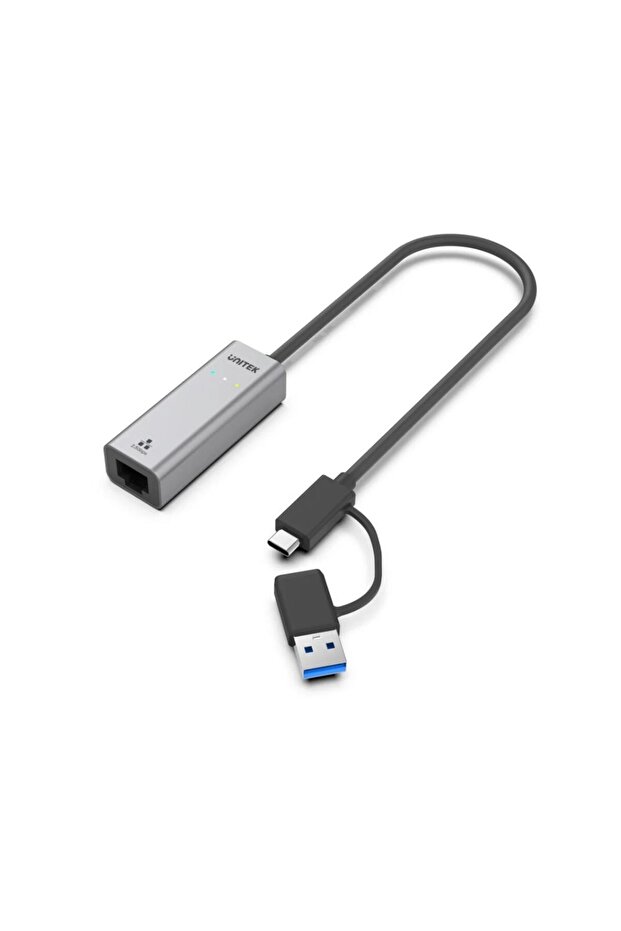 U1313C USB-C/USB-A to 2.5G Ethernet Adapter – 2500Mbps, Space Grey | U1313C - 1