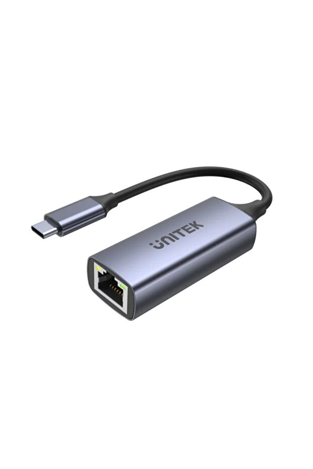 USB-C to Ethernet Adapter 100W PD, 5Gbps – Space Grey | U1323A - 1