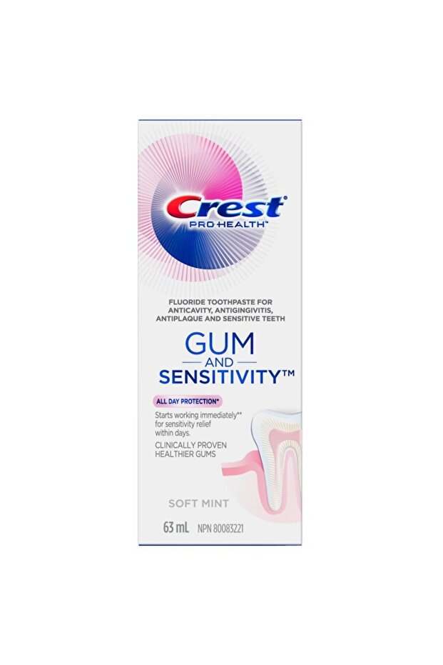 3D White Toothpaste Gum and Sensitivity, 63ml - 2