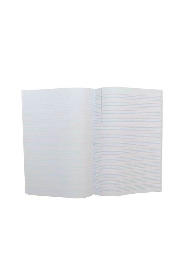 A4 Exercise Book 1-Side Plain/4-Line Ruled, Left Margin, 80 Sheets (160 Pages) - 2