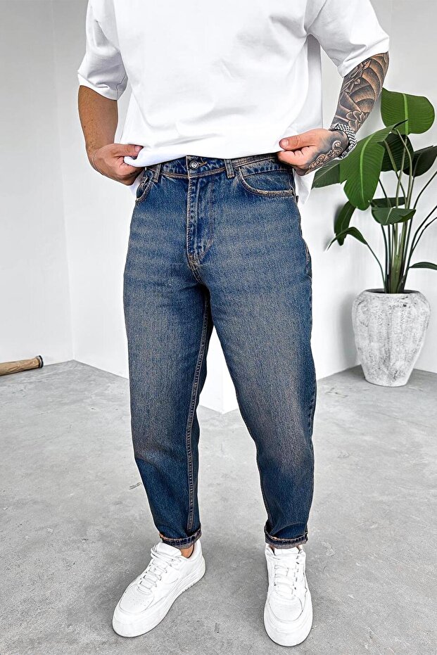 Vintage Blue Basic Premium Regular Pants - 1
