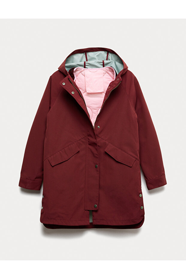 Kapüşonlu Çocuk Parka - 1