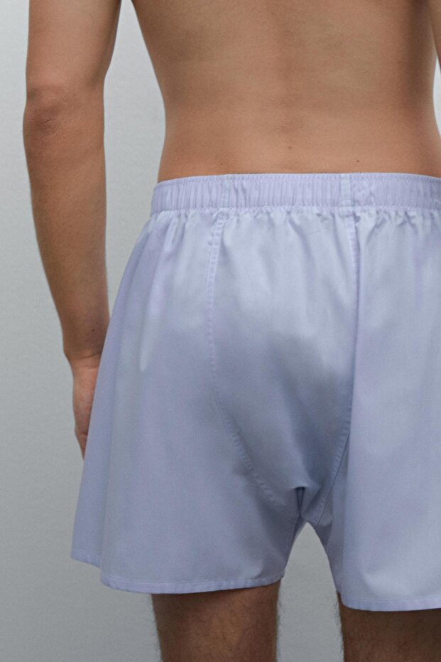 Düz poplin boxer - 3