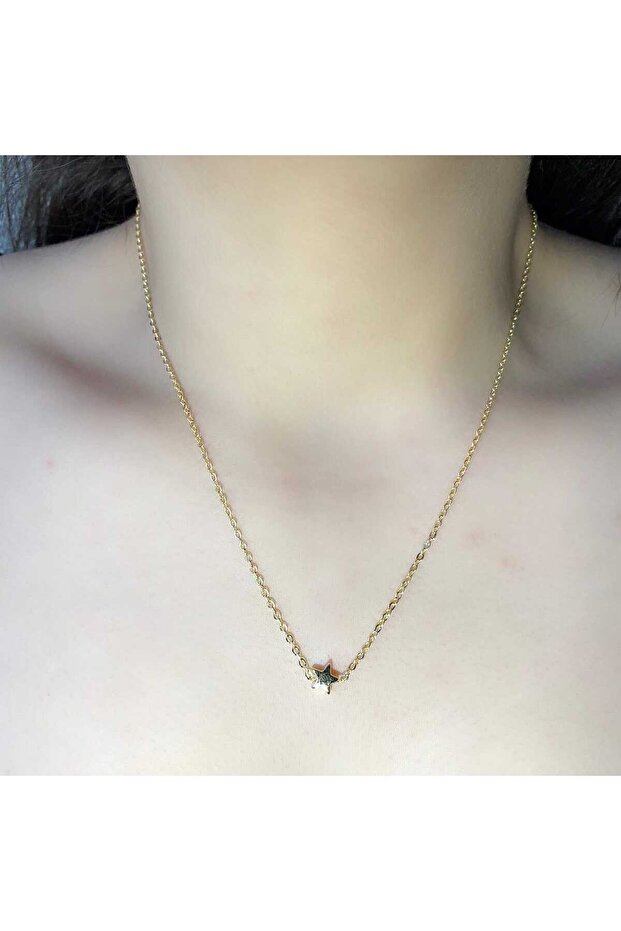 Yıldız Uçlu Kolye - 1