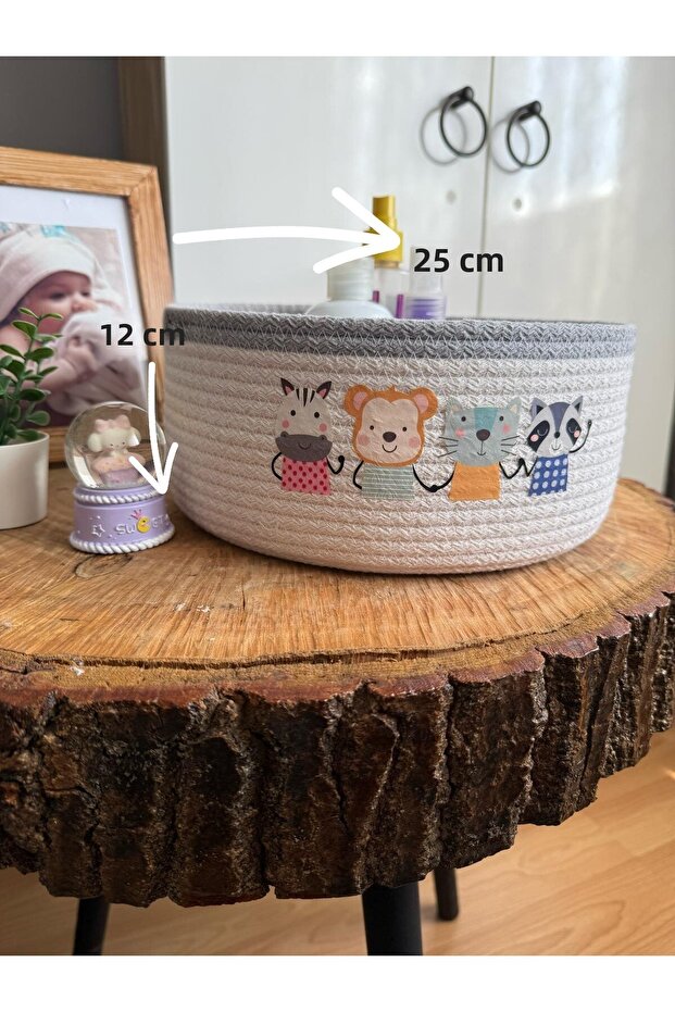 Cute Animals Children's Basket, Baby Organizer