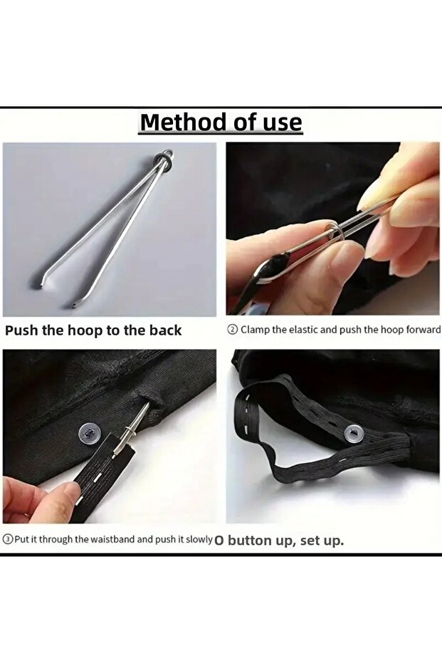 Yiwu 5 Pieces White Spring Threader Tool with Flexible Tip and Ergonomic Handle - 2