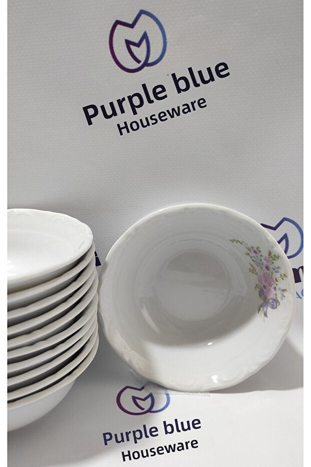 Porcelain Buket 12 Pieces 13 cm Small Soup Bowl