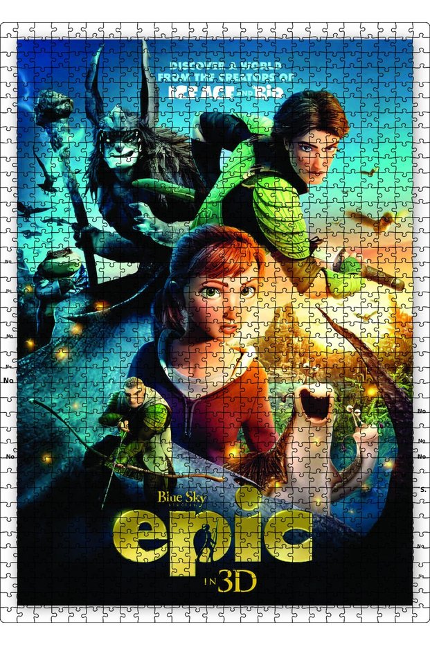 Cakasepetim Epic the Secret World 1000 Piece Puzzle Jigsaw Mdf (Wood)