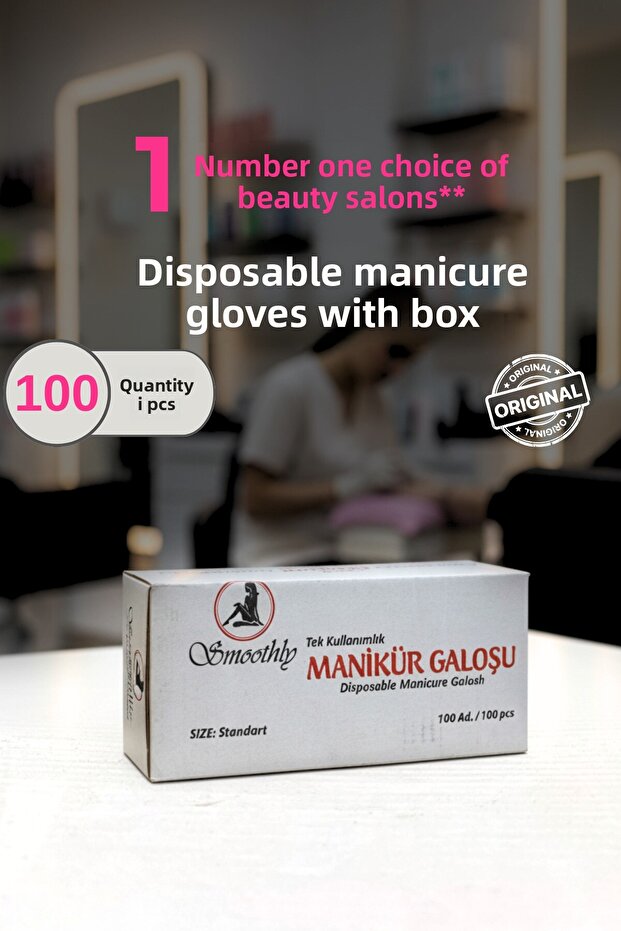 Manicure Overshoes – 100 Pieces | Special Kolide | Premium Disposable, Hygienic & Premium Quality
