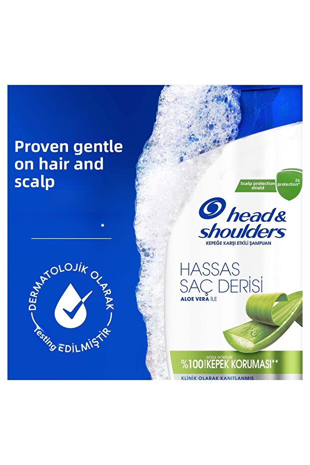Head and shoulders sensitive scalp aloe vera shampoo 330 ml - 5