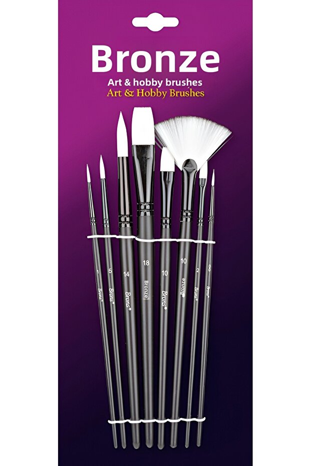 8-Piece Mixed Brush Set 22 - 1