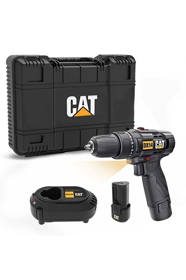مثقاب لاسلكي 12 فولت 2 أمبير CAT DX14.2
