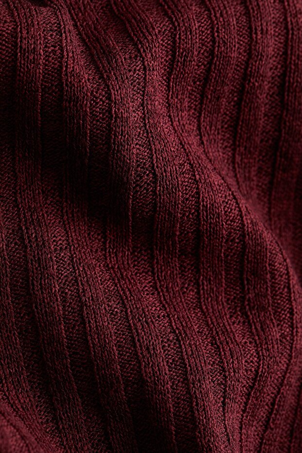 Lastik Örgülü Elbise - 6