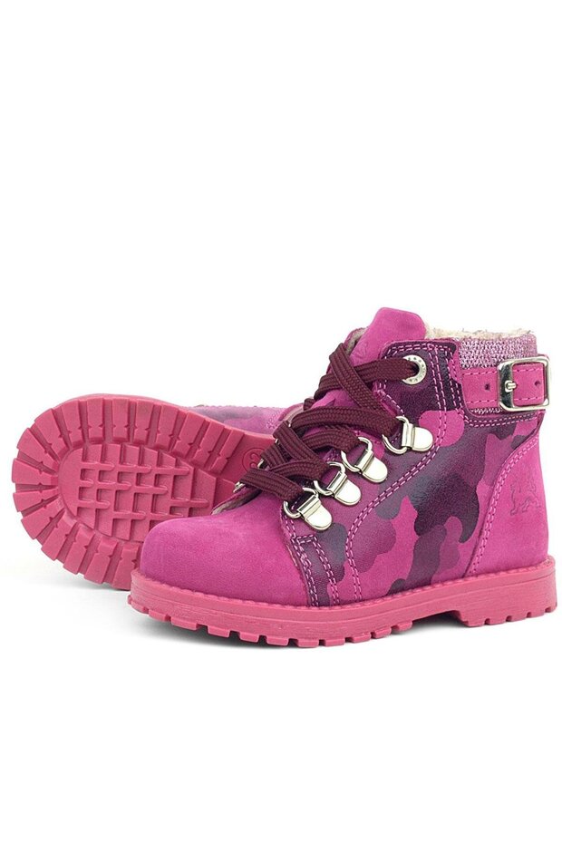 Griffon Hakiki Deri Pembe Kamuflaj Bebek Bot - 6
