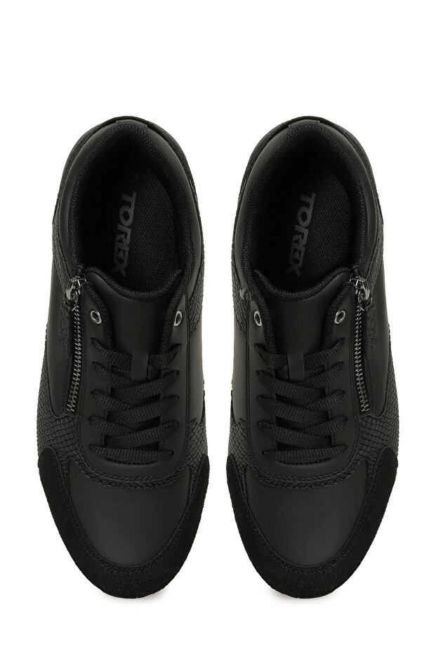 ANNA W 5PR Siyah Kadın Sneaker - 4