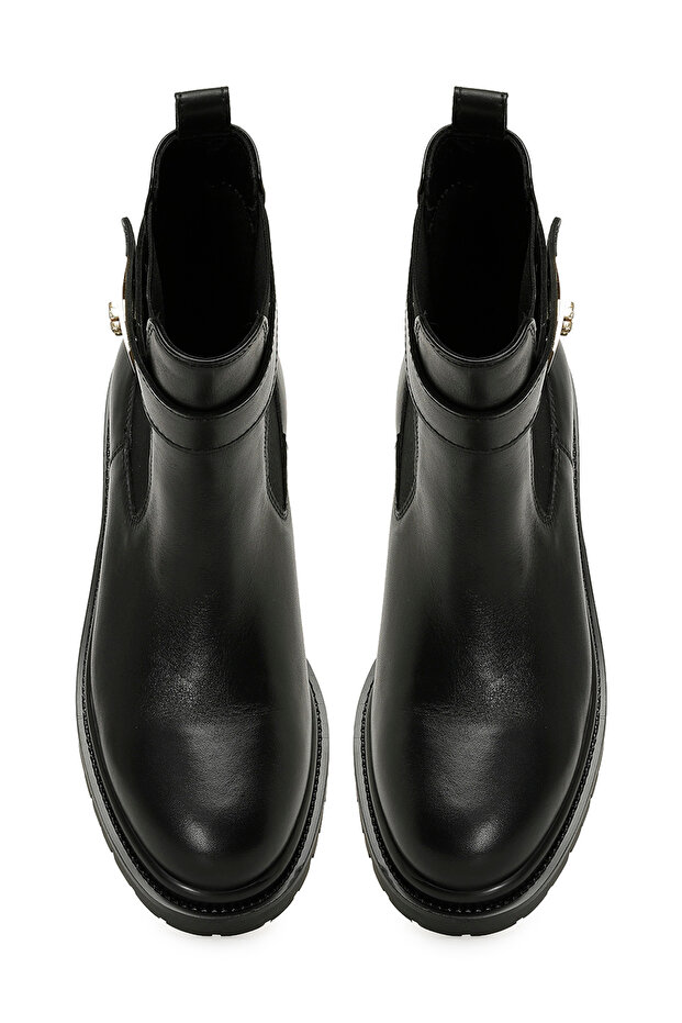 OFENDA 5PR Siyah Kadın Düz Bot - 4