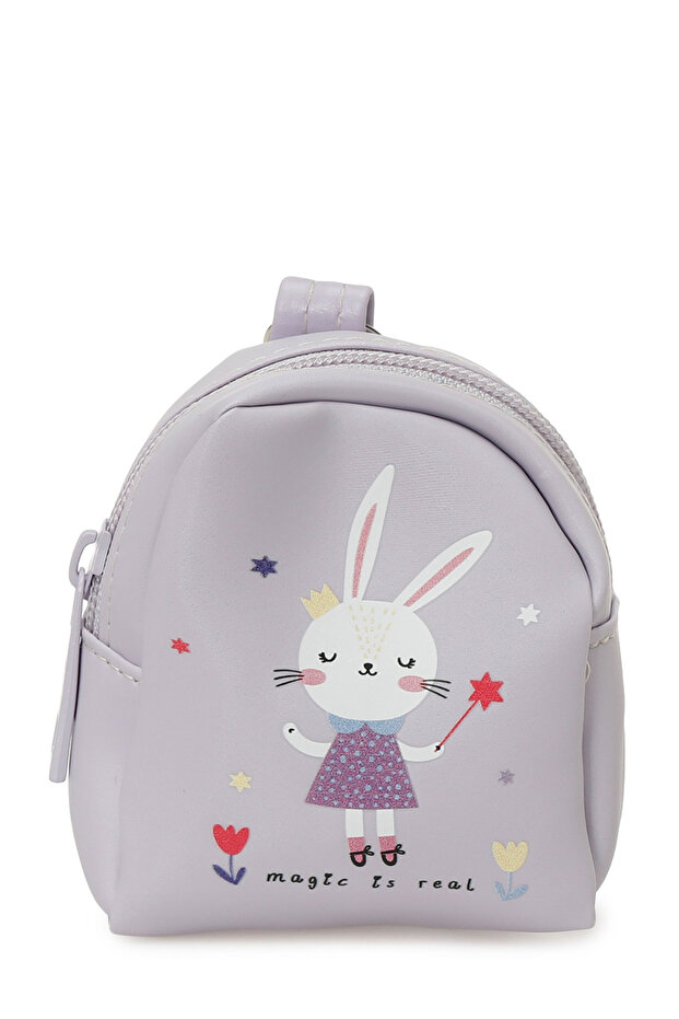 MAGIC RABBIT BZK 5PR Lila Kız Çocuk Bozuk Para Cüzdanı - 1