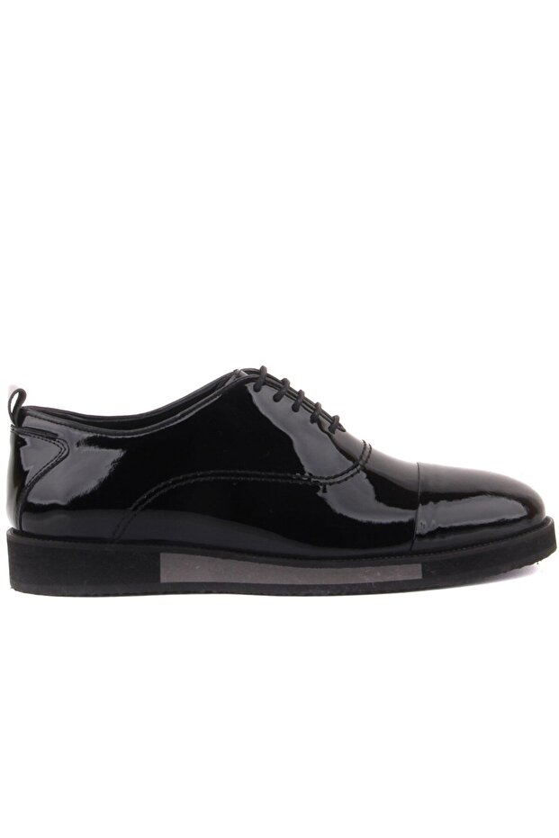 - Black Patent Leather Men's Casual Shoes 101-3595-11464E