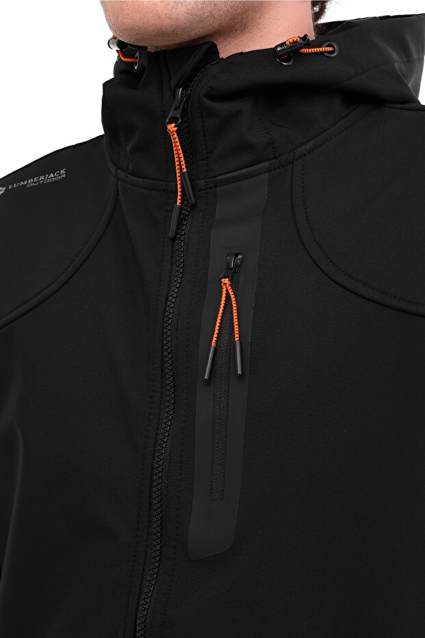 ML NEW TREND 1GT17 5PR Siyah Erkek Softshell - 4