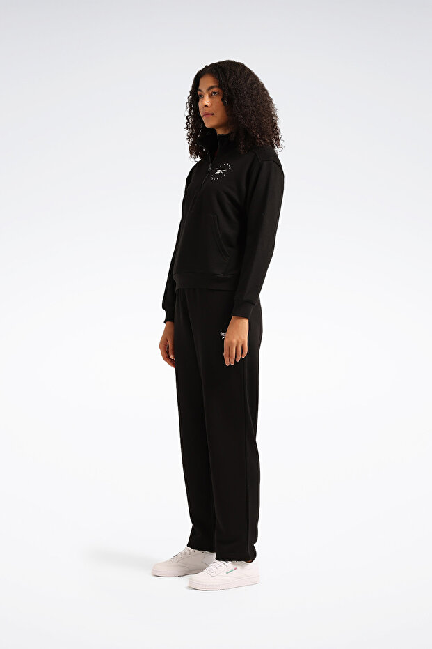 Q3 IDE FT MIDLAYER Siyah Kadın Sweatshirt - 8