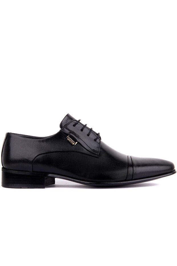 Fosco - Black Leather Neolit Men's Classic Shoes 290-1001-1
