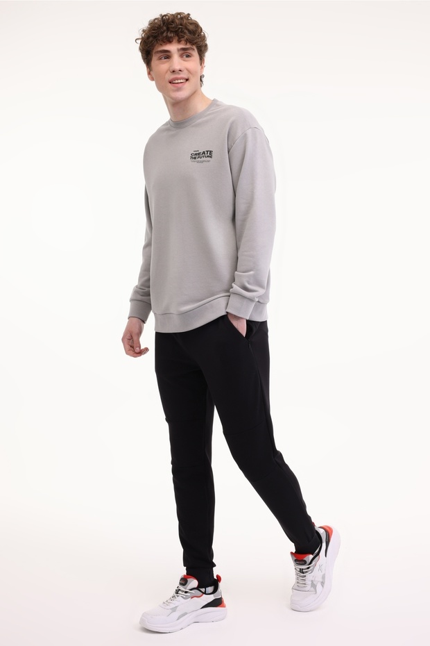 ML CREATE 16SLG314 5FX Gri Erkek Sweatshirt - 3