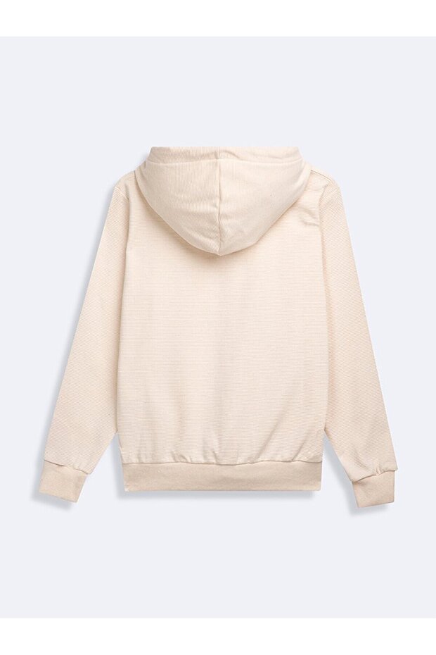 Krem Sweatshırt - 3