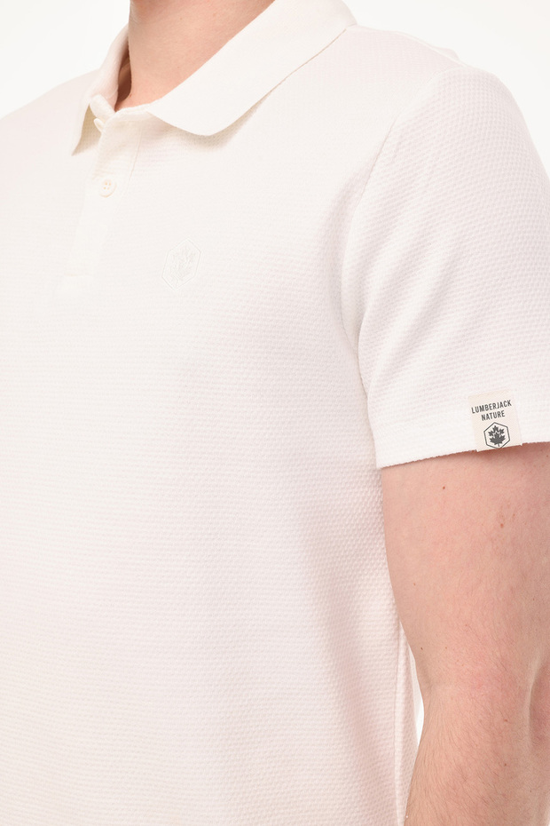 ML DEMRE 12TRV14 5FX Ekru Erkek Kısa Kol T-Shirt - 4