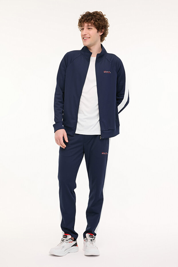 ML NAVY 18ATL100 5FX Lacivert Erkek Eşofman Üstü - 3