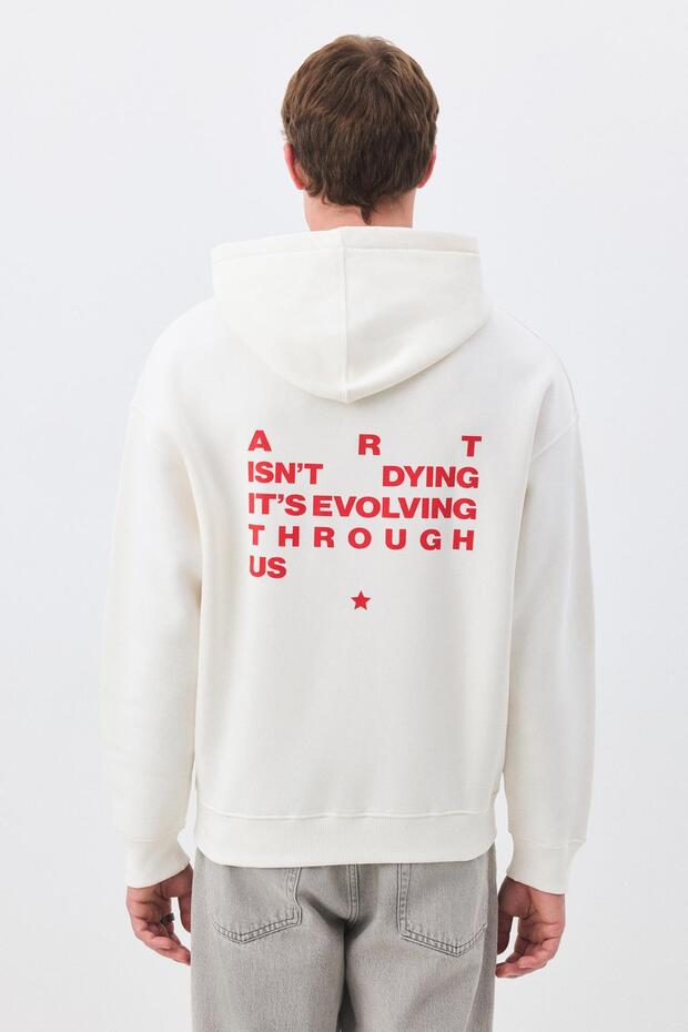 Unisex Art Isn'T Dying Sweatshirt White