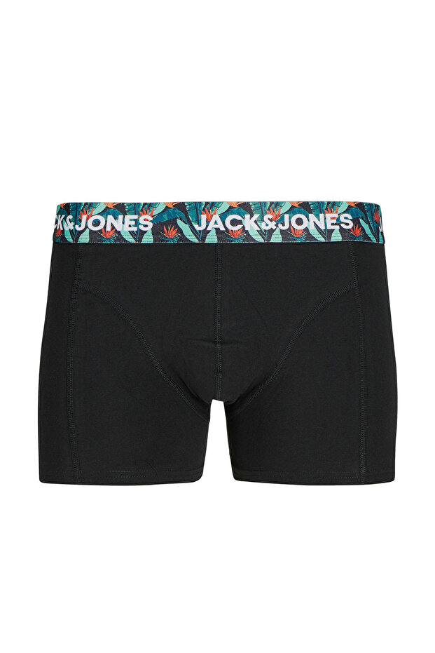 JACWEST SOLID TRUNKS 3 PA Siyah Erkek Boxer - 4