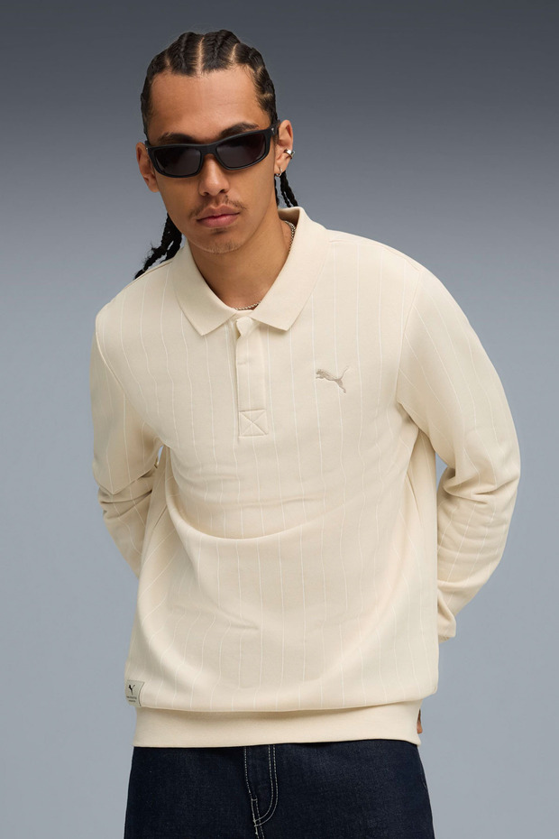 CLASS CREW TR Bej Erkek Sweatshirt - 1