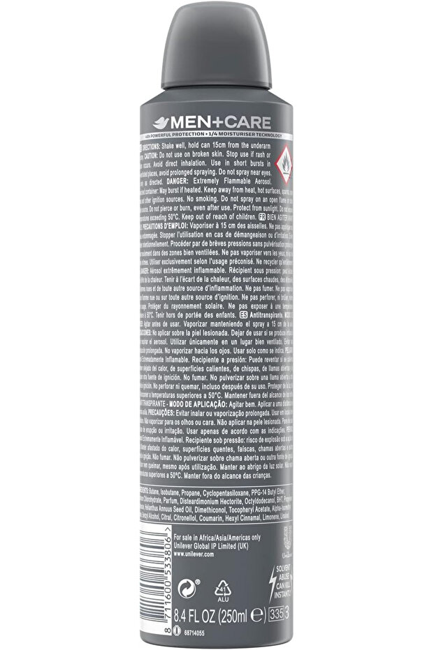 Men Invisible Dry Erkek Sprey Deodorant - 2